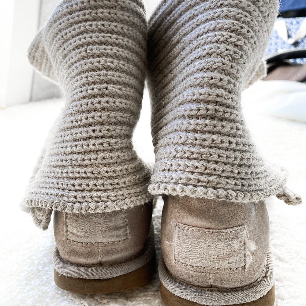 UGG Cardy Knit Boot - Cream - Picture 4 of 4